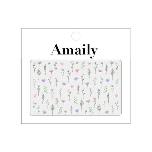 Amaily ネイルシール No.1-18 フラワーガーデン 1 メール便対応 アメイリー ネイルアート ネイルシール ネイル用品 フラワーシール ジェルネイル セルフネイル