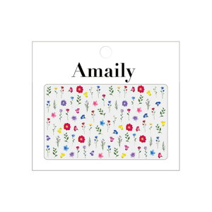 Amaily ネイルシール No.1-19 フラワーガーデン 2 【メール便対応/アメイリー/ネイルアート/ネイルシール/ネイル用品/フラワーシール/ジェルネイル/セルフネイル】