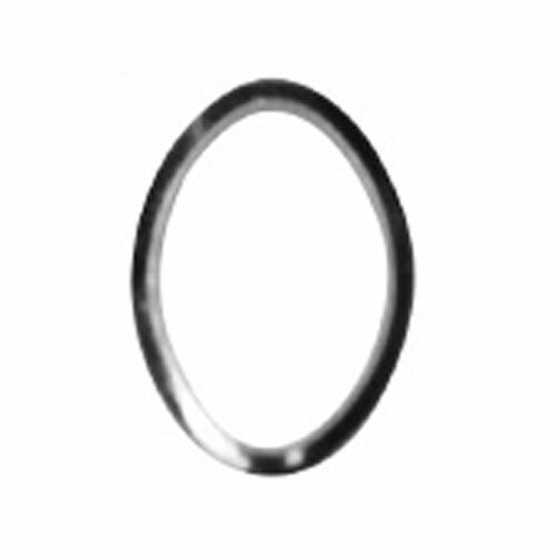 SHAREYDVA オーバル細枠中抜き シルバー 4×3mm シャレドワ ネイルアート ジェルネイル ネイルパーツ メ..