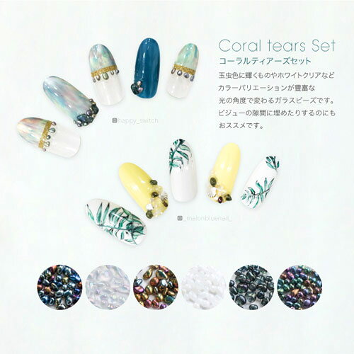 Bonnail コーラルティアーズセット ネイルアート ネイルパーツ ネイルストーン ネ...