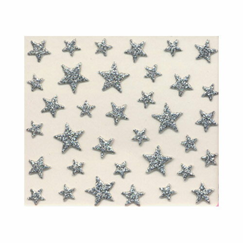 bibi deco ネイルシール bi-79SV ラメスター シルバー ネイルアート ネイルシール ネイル用品