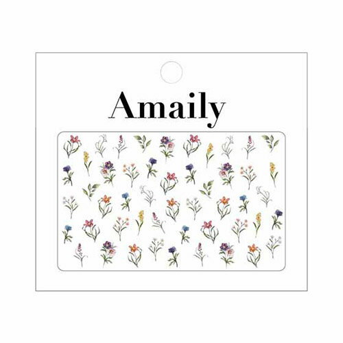 Amaily ネイルシール No.1-25 フラワーガーデン3 【ネイルアート/ネイルシール/セルフネイル/ネイルパーツ/ジェルネイル/ネイル用品】