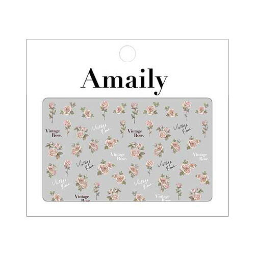 乐天商城 - Amaily ネイルシール No.1-27 ヴィンテージローズ ネイルアート ネイルシール セルフネイル ネイルパーツ ジェルネイル ネイル用品