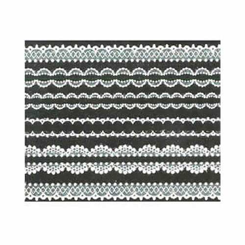 Deco Nail ネイルシール N-18 レースNo.2 ホワイト ネイルアート ネイルシール セルフネイル ネイルパーツ ジェルネイル ネイル用品 Deco Nail ネイルシール N-18 レースNo.2 ホワイト ネイルアート ネイルシール セルフネイル ネイルパーツ ジェルネイル ネイル用品