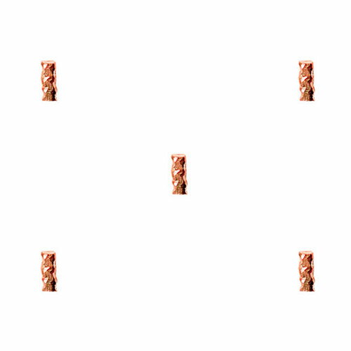 Bonnail ryokitamura product コンバインパーツ バー ツイスト ピンクゴールド マイクロ ネイルアート ..