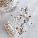 NOVEL White raden champagne glitter ネイルアート ネイルパーツ ネイルストーン ネイル用品