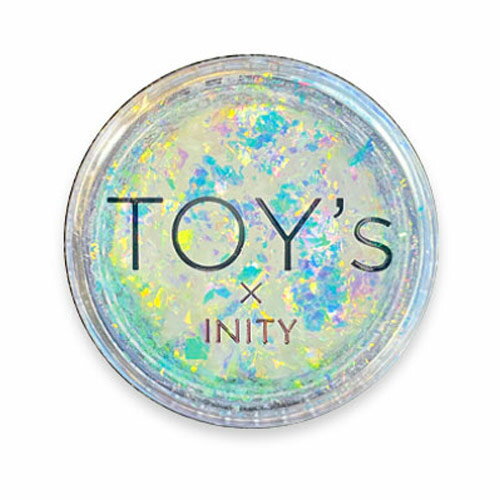 TOY’s ×アイニティ フラグメント オーロラ T-FMA2 イエロー ネイルアート ラメ ホログラム グリッター ..