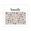 Amaily ネイルシール No.1-33 押し花(アンティーク) ネイルアート ネイルシール ネイル用品