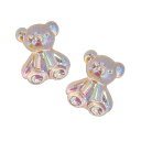 Lily gel オーロラくまちゃんパーツ ピンク(小) ネイルアート ネイルパーツ ネイル用品