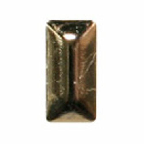 SHAREYDVA スタッズ メタル長方形 2×4mm 50P ゴールド ネイルアート ネイルパーツ メタルスタッズ メタ..