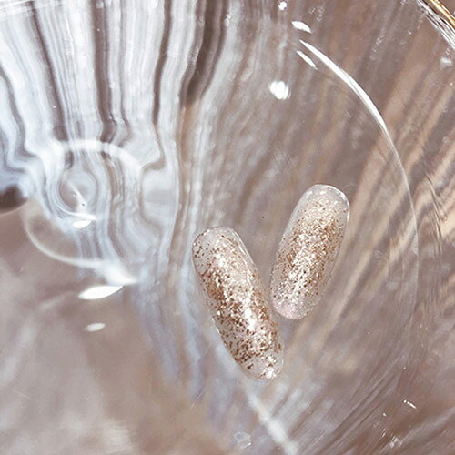 NOVEL Brilliant bianco glitter 1.5g G24 ノヴェル ネイルアート ジェルネイル ネ...
