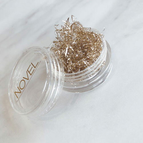 NOVEL Sparkle plume(champagne gold) H13 ノヴェル ネイルアート ジェルネイル ネイルアート ラメ グ..