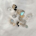 NOVEL Labradorite mix stones ノヴェル ネイルアート ジェルネイル ネイルアート ラメ グリッター パウダー
