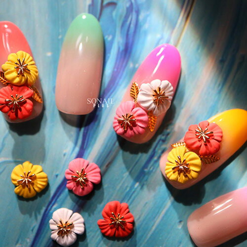 ネルパラのSONAIL PLUS 山崎セレクト ラフレシア 花 FY000139 ネイルパーツ アクリルパーツ デコパーツ ジェルネイル ネイル用品｜アングル2