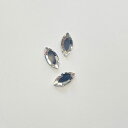 MysticFlakes プレシオサラインストーン ナベット クリスタル 8×4mm 3P ミスティックフレークス ラインストーン ネイルパーツ ネイルストーン ネイル用品