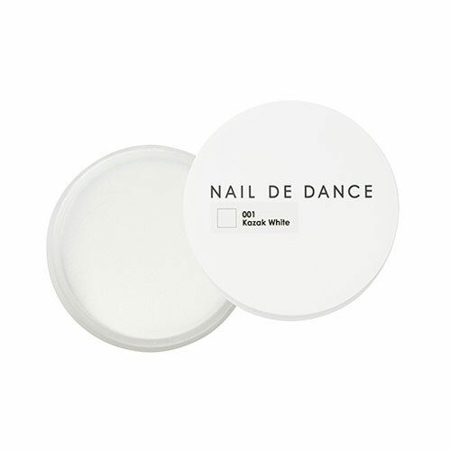 Nail de Dance パウダー 001 コサックホワイト 100g アクリルパウダー スカルプ アクリル 長さ出し 3D ネイル 検定