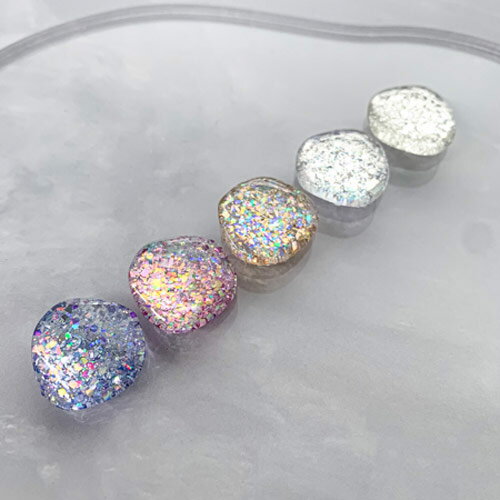 SHAREYDVA ガラスチャート クリアビーズ ウエーブ #1 ジェルネイル カラーチャート カラージェル シャレドワ