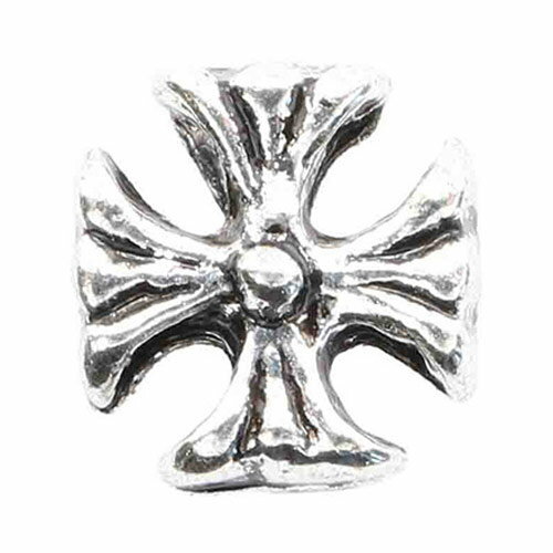 MATIERE メタルパーツ スクエアクロス スモール シルバー 6×6mm 【ジェルネイル メタルパーツ ゴシック ロック】 MATIERE メタルパーツ スクエアクロス スモール シルバー 6×6mm 【ジェルネイル メタルパーツ ゴシック ロック】