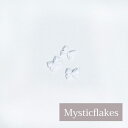 MysticFlakes ダブルリボン ホワイト 【ネイルパーツ りぼん 大きめ ワンホン 韓国ネイルにおすすめ】