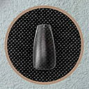 Ann Professional チップイクステンション ショートバレリーナ型 クリア #1 【ジェルネイル 長さ出し用ネイルチップ ネイルチップ 付け爪】