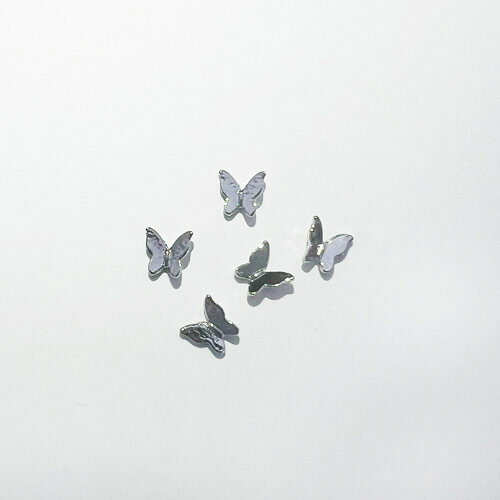 MysticFlakes タイニーバタフライ シルバー 【ネイルパーツ メタルパーツ】