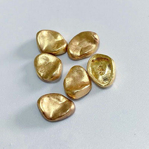 Bonnail ウエーブチャームA マットゴールド 【ネイルパーツ　メタルパーツ　ジェルネイル】