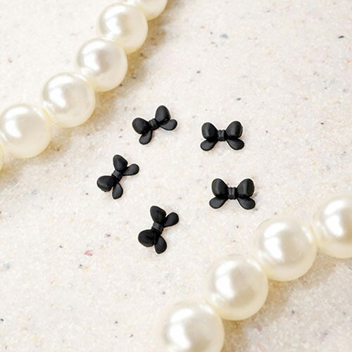 SONAIL バタフライリボン ジェットブラック FY001950 【ネイルパーツ　ジェルネイル】