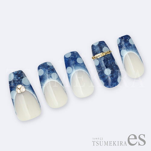 TSUMEKIRA 【es】シアードット 白 3