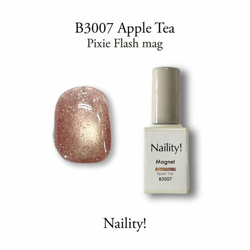 乐天商城 - Naility! B3007 アップルティー 【カラージェル　マグネットジェル　フラッシュジェル　ネイリティー　フラッシュマグ】