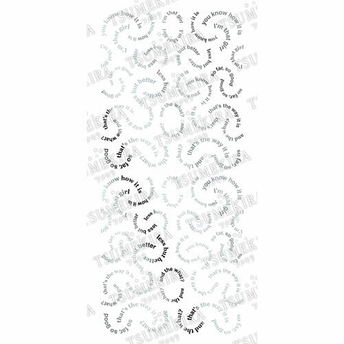 TSUMEKIRA AKI HARASHIMAプロデュース Arc text silver（ジェル専用） 