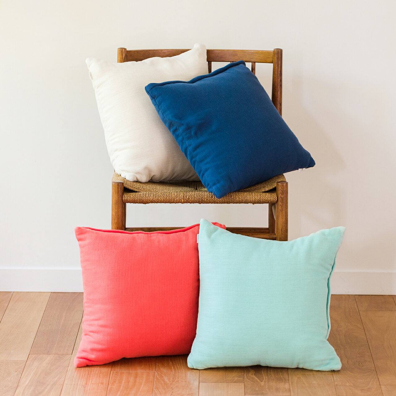 【70％OFF☆お買い物マラソン】クッションカバー 45×45cm 6重織 ガーゼ カバーのみ ...