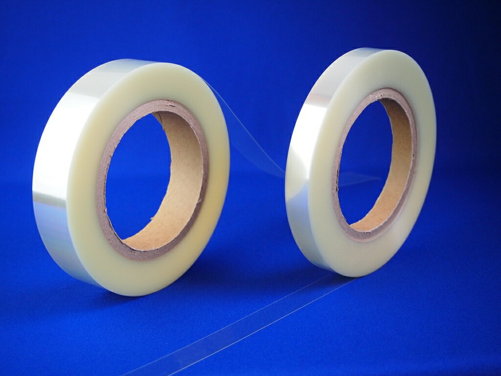 【高透明タイプ　強弱タイプ両面粘着テープ　25mm幅×50m巻】ガラスや糊残りさせたくない面へのポスター..