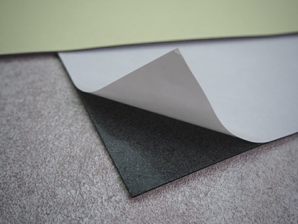 【DIC　1.2mm厚 特殊発泡体基材 両面テープ #8412　黒　297mm×210mm　3枚入】薄型テレビ、携帯型電子機..