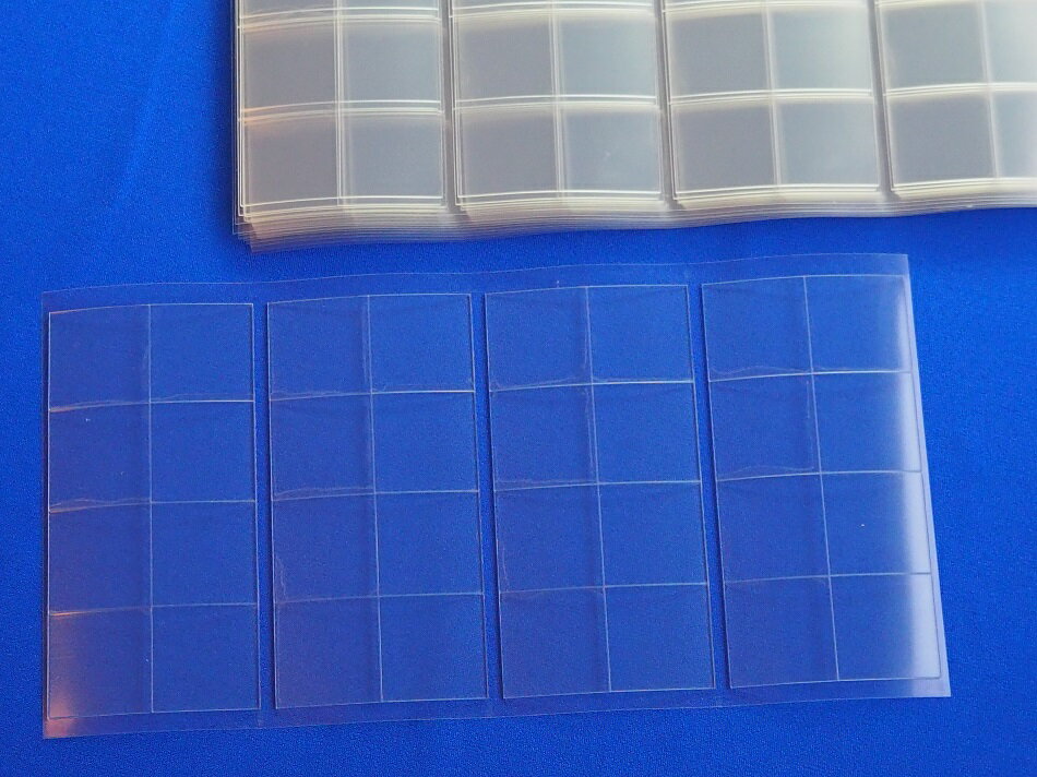 大容量規格◆四角◆【エラストマー粘着シール　25mm×25mm 四角形　320個 (32ケ付×10シート)】　がたつき..