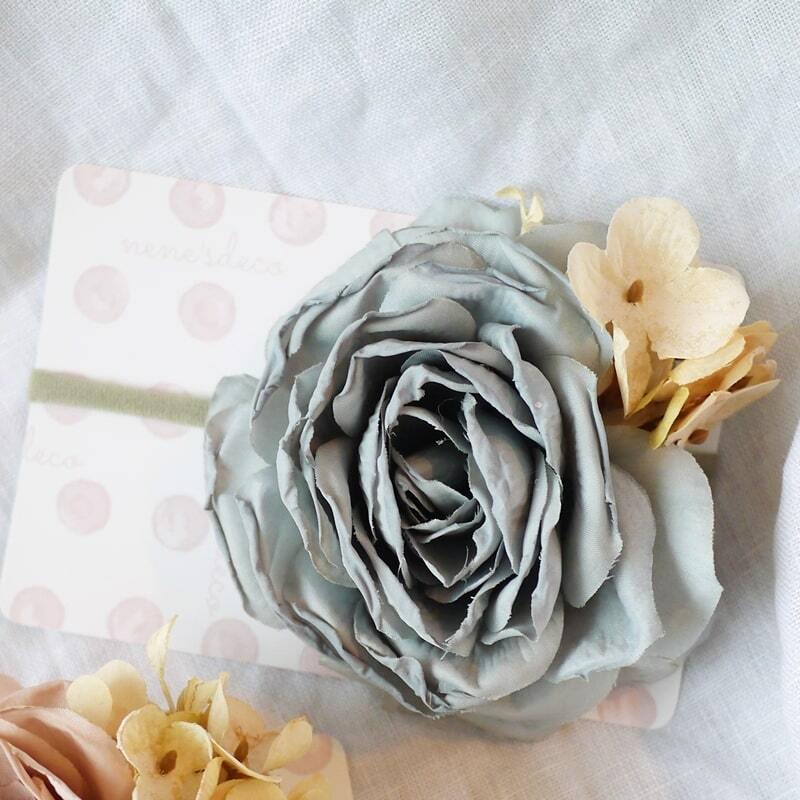 花 髪飾り セレモニー【ドライローズとドライアナベルコサージュ】ベビーヘアバンド/ヘアクリップ/コーム/ブローチピンから選べるヘアアクセサリー ドレス 発表会 入学式 卒業式 着物 3歳 7歳 キッズ 小学生 送料無料 フォーマル ギフト おしゃれ 結婚式 プレゼント