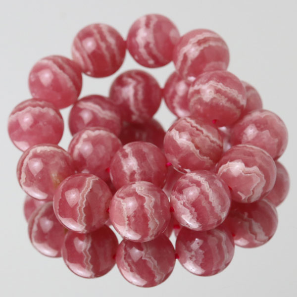 ロードクロサイト ブレスレット 約11mm 5A´ ストレート【パワーストーン 天然石 インカローズ 女性用 男性用 レディース メンズ 薔薇色の人生 癒し 1...