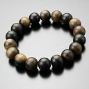 黒柿 ブレスレット 約12×13mm ストレート【腕輪念珠 ブレスレット 天然木 高級香木 男性用 メンズ 女性用 レディース ブラック ブラウン BIM 20...