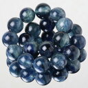 【現品お届け!】カイヤナイト ブレスレット 約10mm 4A タンザニア産 ストレート【パワーストーン 天然石 ディスシーン 青色 男性用 女性用 メンズ レデ...