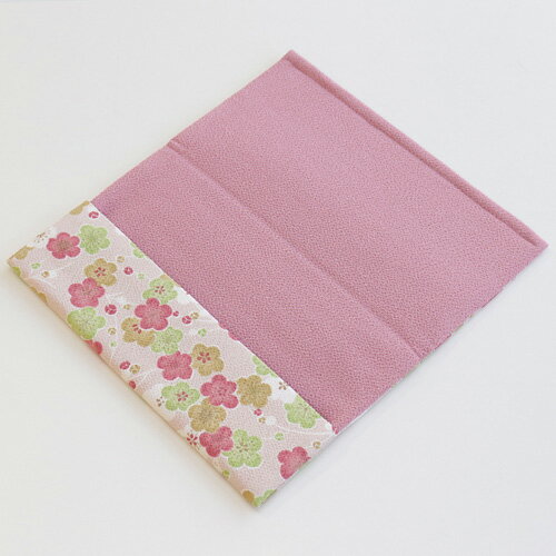 金封ふくさ 慶事用 ≪和奏・紅梅花(ピンク)≫【ふくさ 袱紗 結婚式 ご祝儀 お祝い かわいい おしゃれ 成人式 2000600200389】【メール便送料無料】