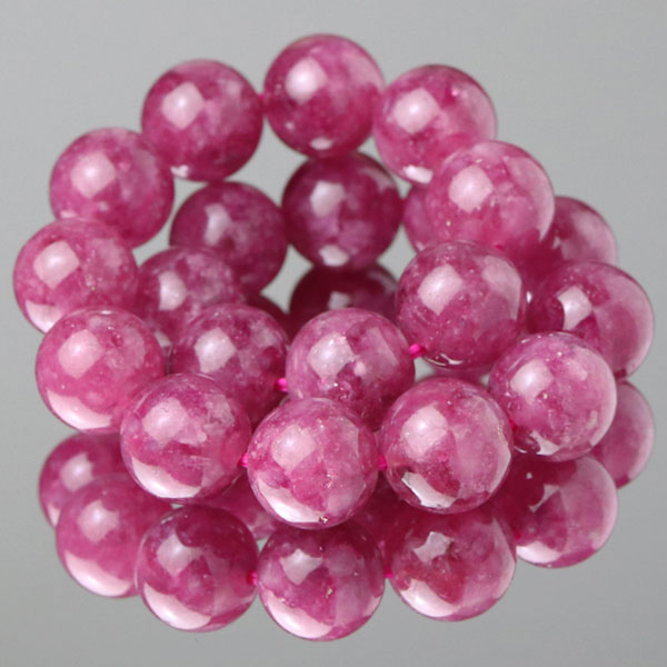 ピンクトルマリン ブレスレット 約9.5mm ストレート【パワーストーン 天然石 電気石 ルベライト 10月の誕生石 レディース メンズ 女性用 男性用 9.5...