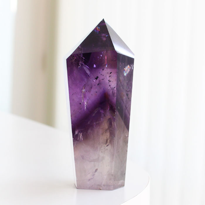  現品お届け！ アメジスト ファントム ポイント ポリッシュ レインボー ...