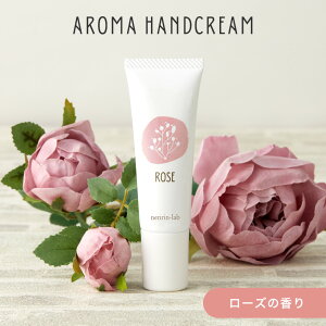 ＼エントリー+当店買いまわりでP最大10倍／癒しと潤いのハンドクリーム アロマハンドクリーム(ローズ) 30g シアバター ヒト型セラミド シカ配合 セラミド クリーム 手荒れ 癒し リラックス グッズ プレゼント CICA プチギフト 高保湿 アロマオイル