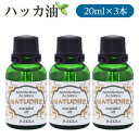 ハッカ油20mL×3本セットナチュドール天然100%【エッセ...