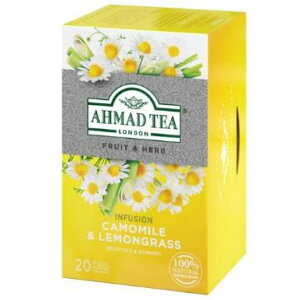 アーマッドティー ハーブティー カモミール＆レモングラス ティーバッグ 20袋 AHMAD TEA ノンカフェイン 紅茶 ティーバッグ