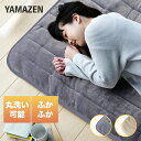 YAMAZEN正規品 山善 電気カーペット YAMAZEN ふんわりごろ寝 丸洗い 180×80cm フランネル 敷き布団 布団 電気毛布 ブランケット ホットカーペット　YWC-C20 丸洗い可 温度調整可 節電