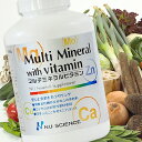 マルチミネラルビタミン 180カプセル入（ サプリメント ）オーガニック 栄養補助食品 送料無料 自然素材 ミネラル ビタミン 野菜