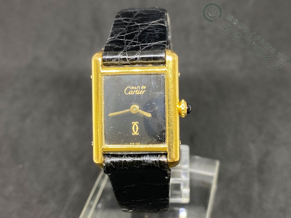 マストタンク ★ZZ4796 Cartier カルティエ マストタンク 925 手巻 レディース 腕時計