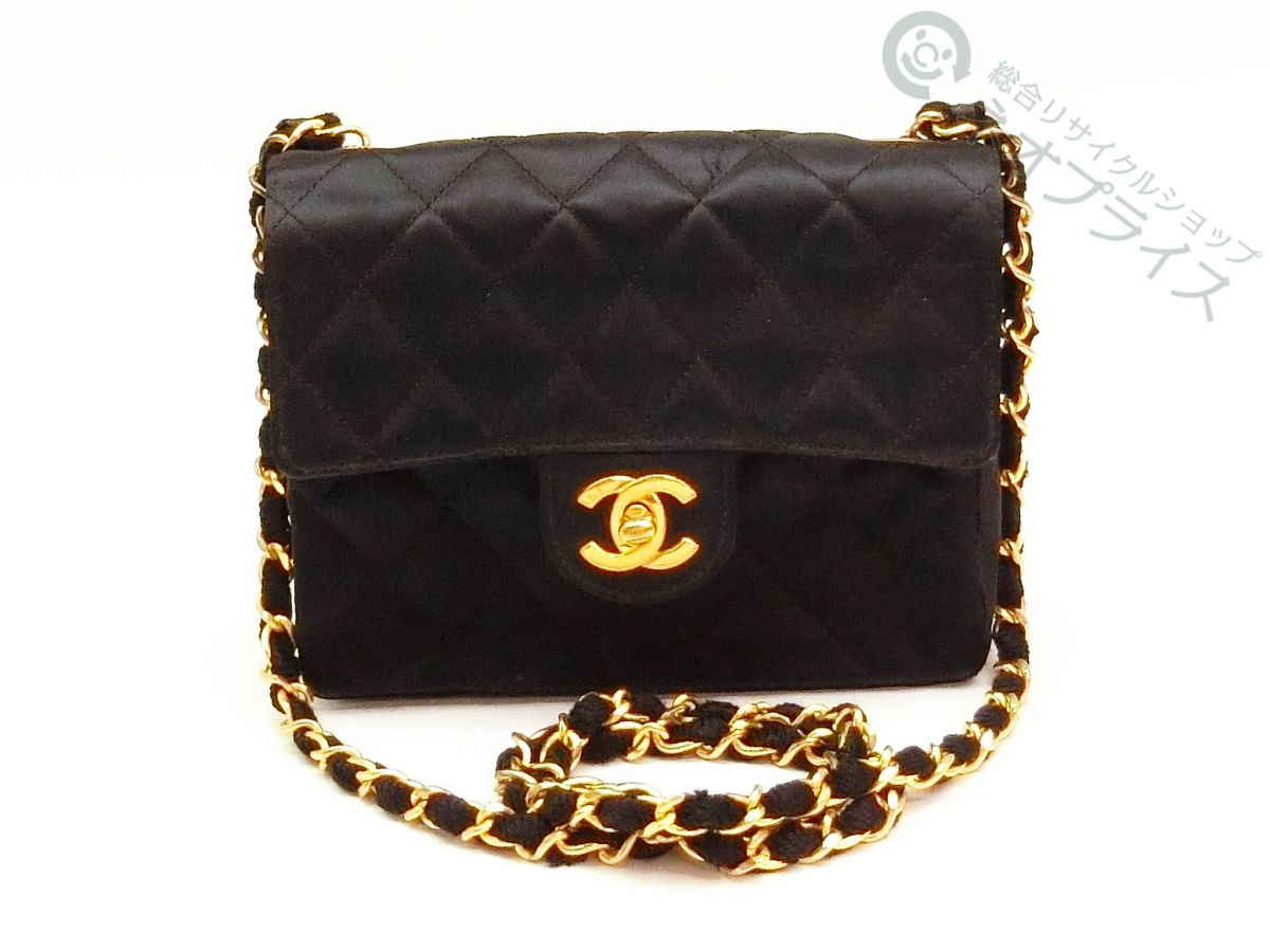 *ラグジュアリー女子注目*【CHANEL】サテンチェーンポシェット 楽天市場】シャネル ミニ チェーンショルダー サテンの通販