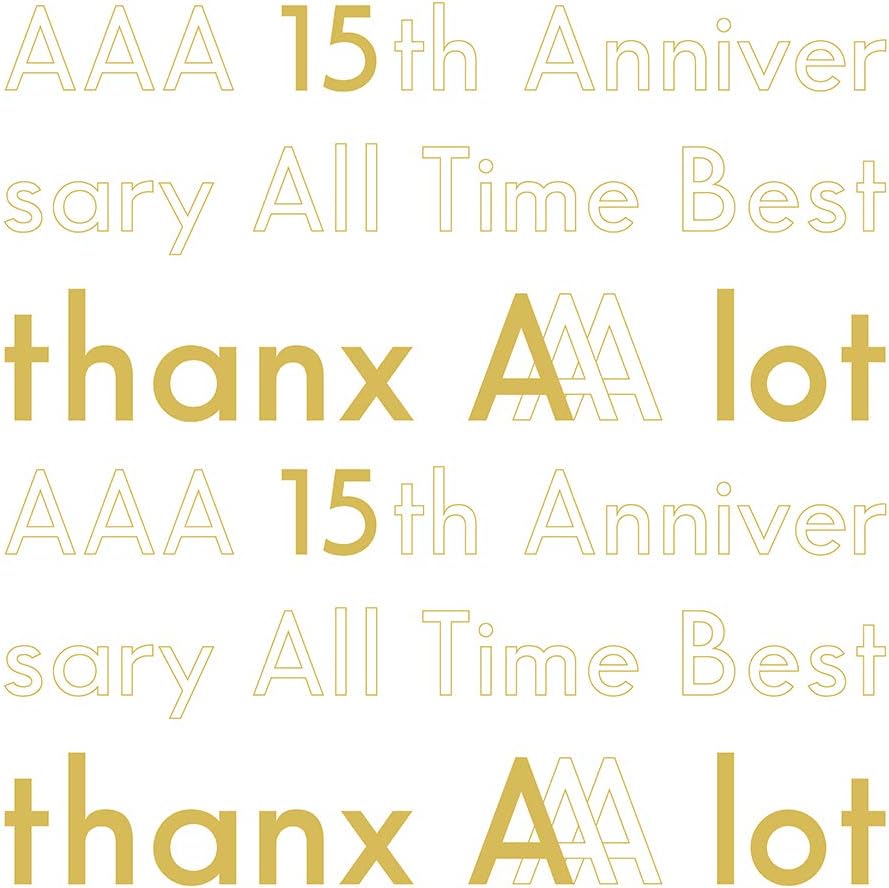 AAA 15th Anniversary All Time Best -thanx AAA lot- ［5CD+フォトブック］＜初回生産限定盤＞AVCD-96448 先着特典なし 【キャンセル不可】【新品未開封】【日本国内正規品】245N