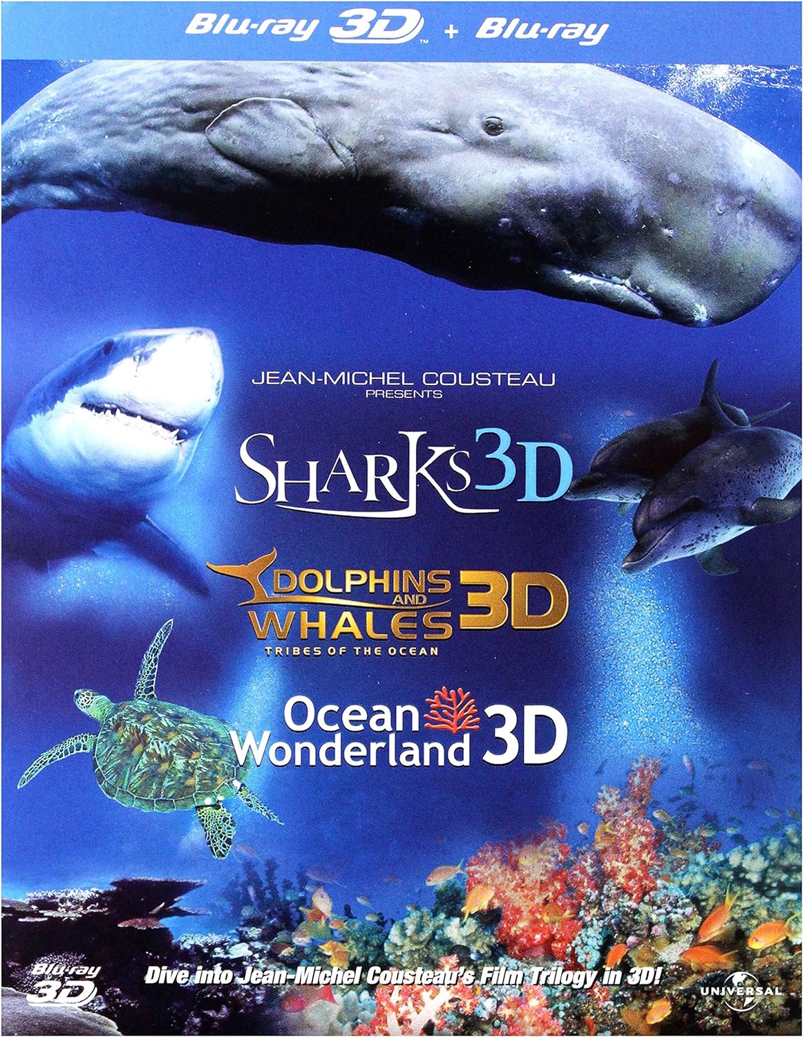 Jean-Michel Cousteau 3d Film Trilogy [Blu-ray]͢סڥ󥻥Բġۡڿ̤۴618N